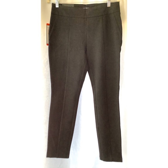Slim Dress Pants with Seam Detail - Picture 4 of 5